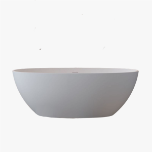 oval freestanding stone resin bathtub