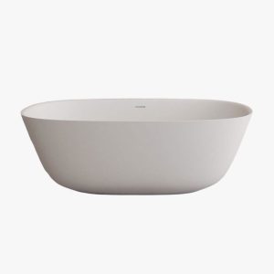 oval stone resin bathtub 2