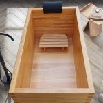 Japanese Ofuro Wooden Bathtub