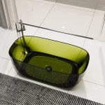 transparentă rășină cadă de ceai de culoare verde