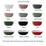 oval stone resin bathtub color options