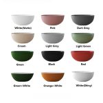 oval stone resin bathtub color options